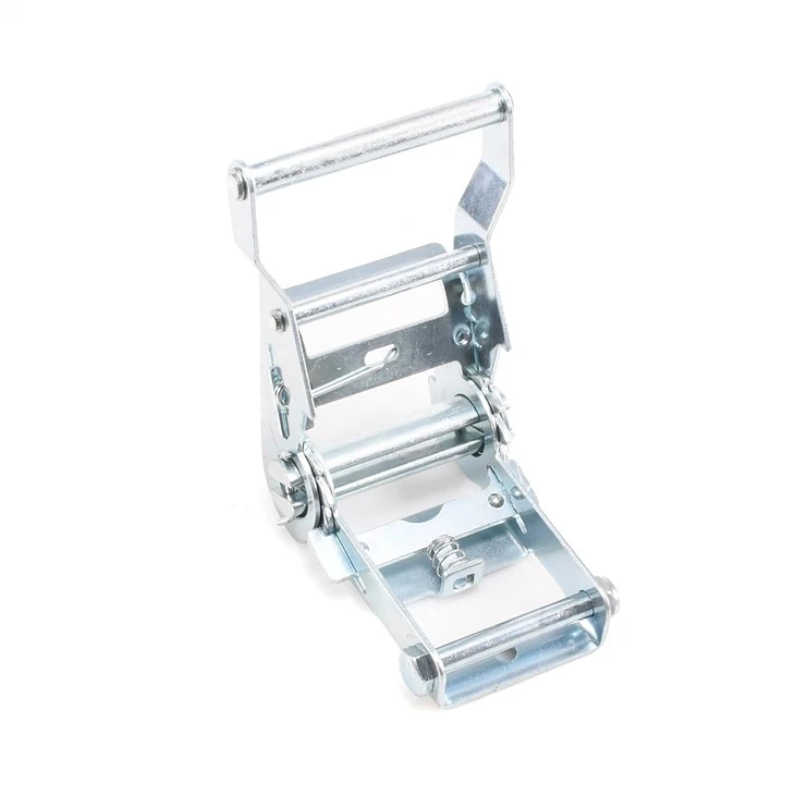 2-Inch White Zinc Short-Shank Cargo Tensioner For Secure Transportation