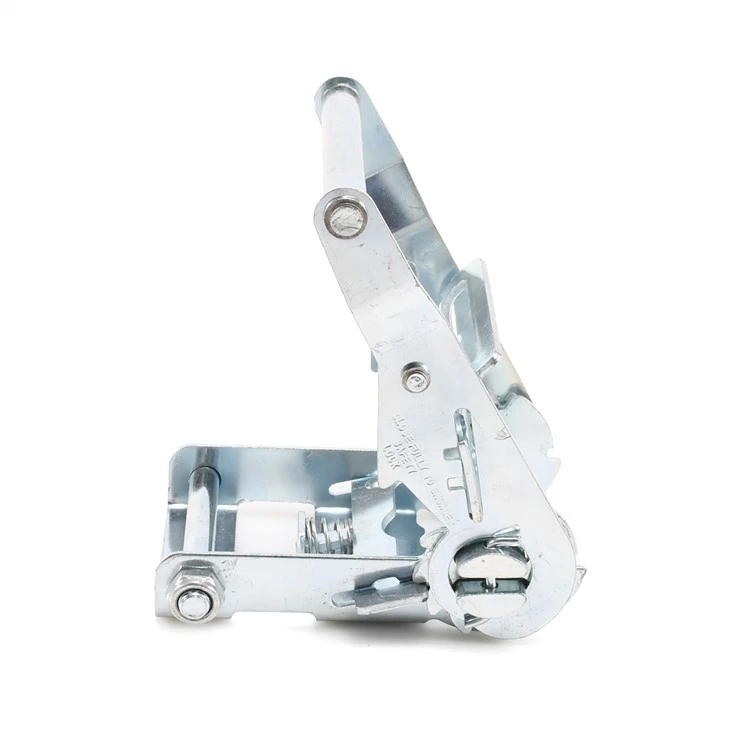 2-Inch White Zinc Short-Shank Cargo Tensioner For Secure Transportation